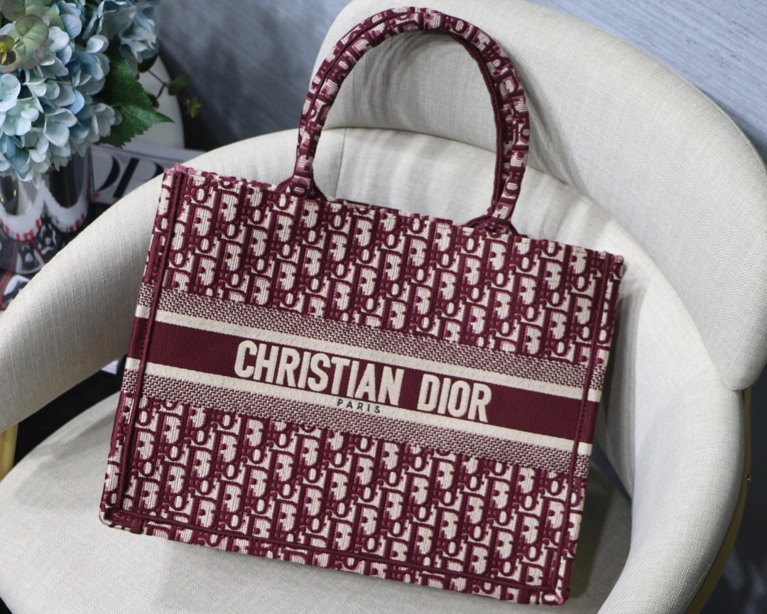 D10r Canvas Book Tote OBLIQUE Bag 36.5cm