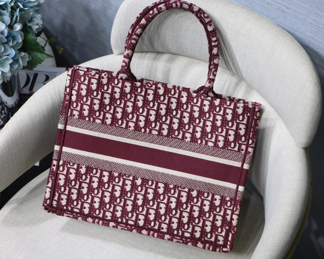 D10r Canvas Book Tote OBLIQUE Bag 36.5cm