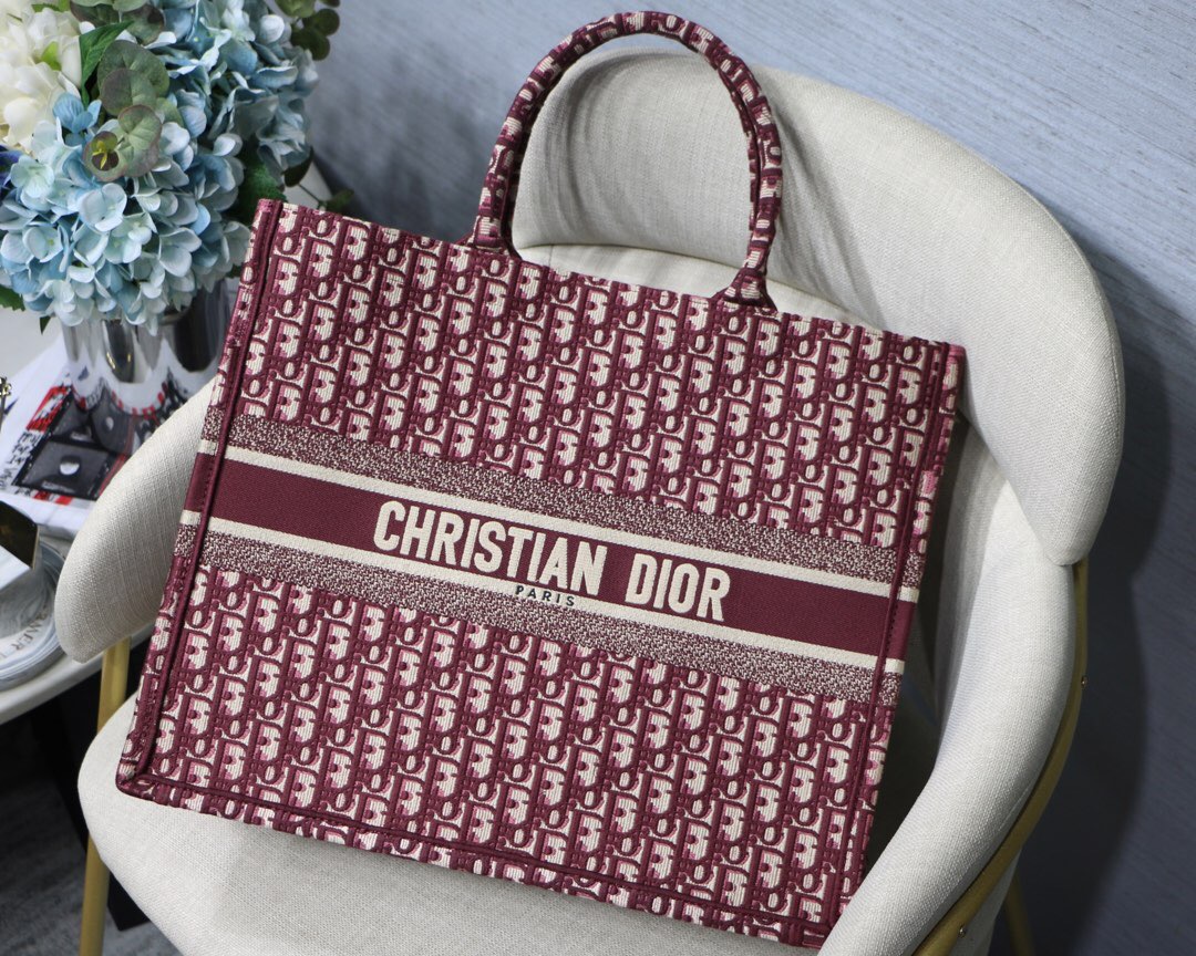 D10r Canvas Book Tote OBLIQUE Bag 41.5cm