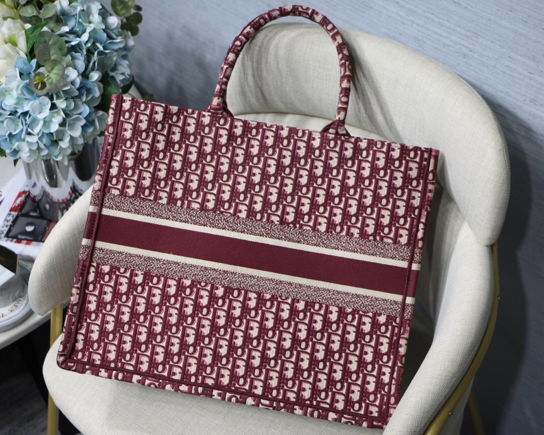 D10r Canvas Book Tote OBLIQUE Bag 41.5cm