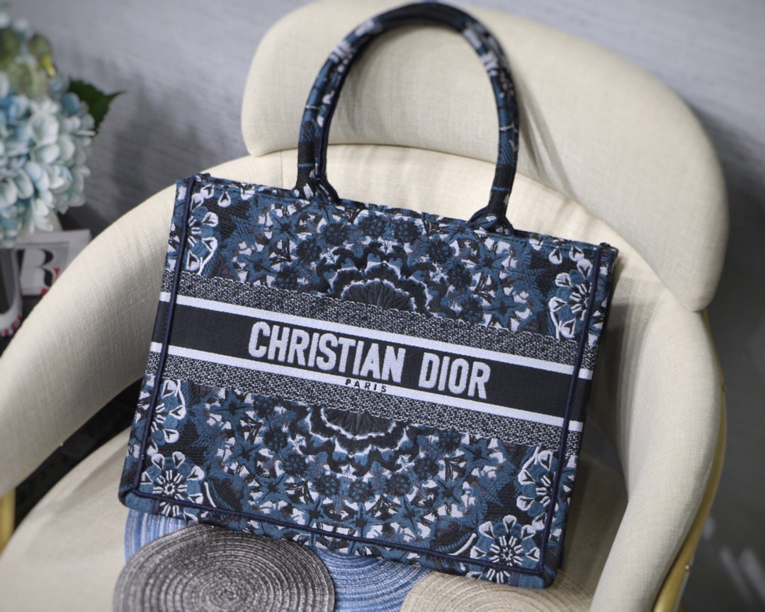 D10r OBLIQUE Canvas Book Tote 36.5cm