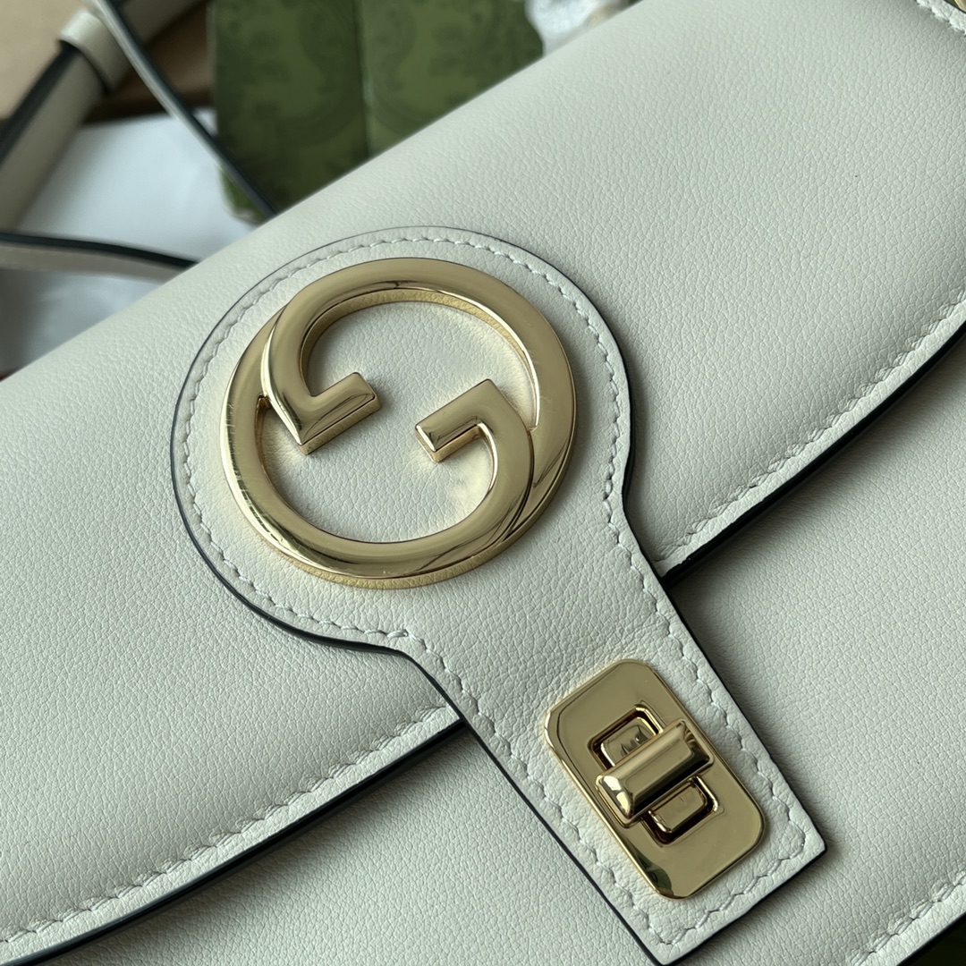 Bagsaaa Gvc*1 Blondie Top Handle White Bag - 23x15x11cm