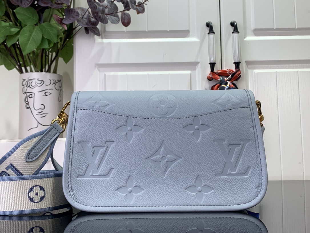 Bagsaaa L0vis Vvtt0n M46846 Diane Satchel Bag Blue Hour - 24 x 15 x 9 cm