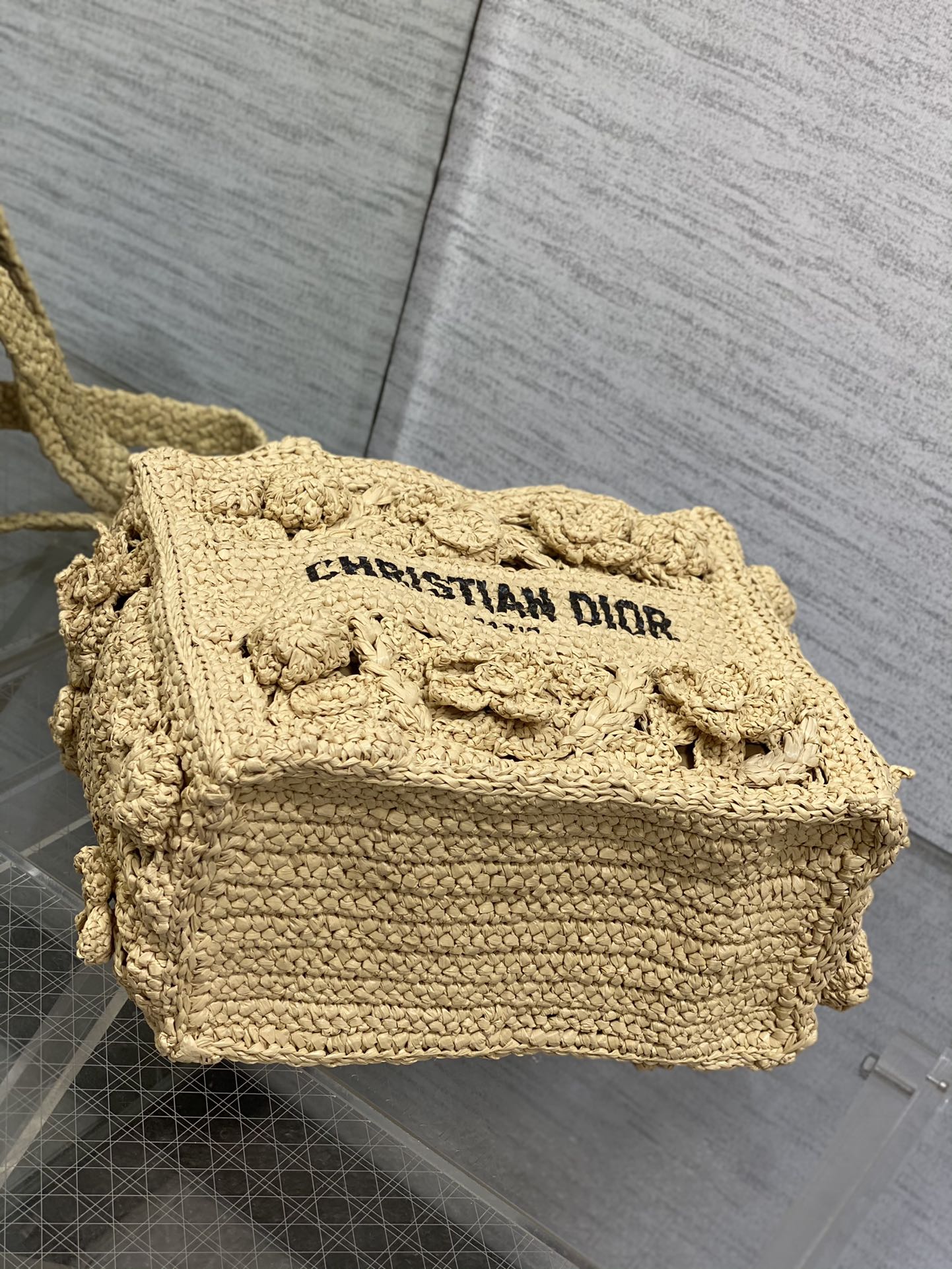 Bagsaaa D10r Small Book Tote Woven Grass - 26.5*14*21cm