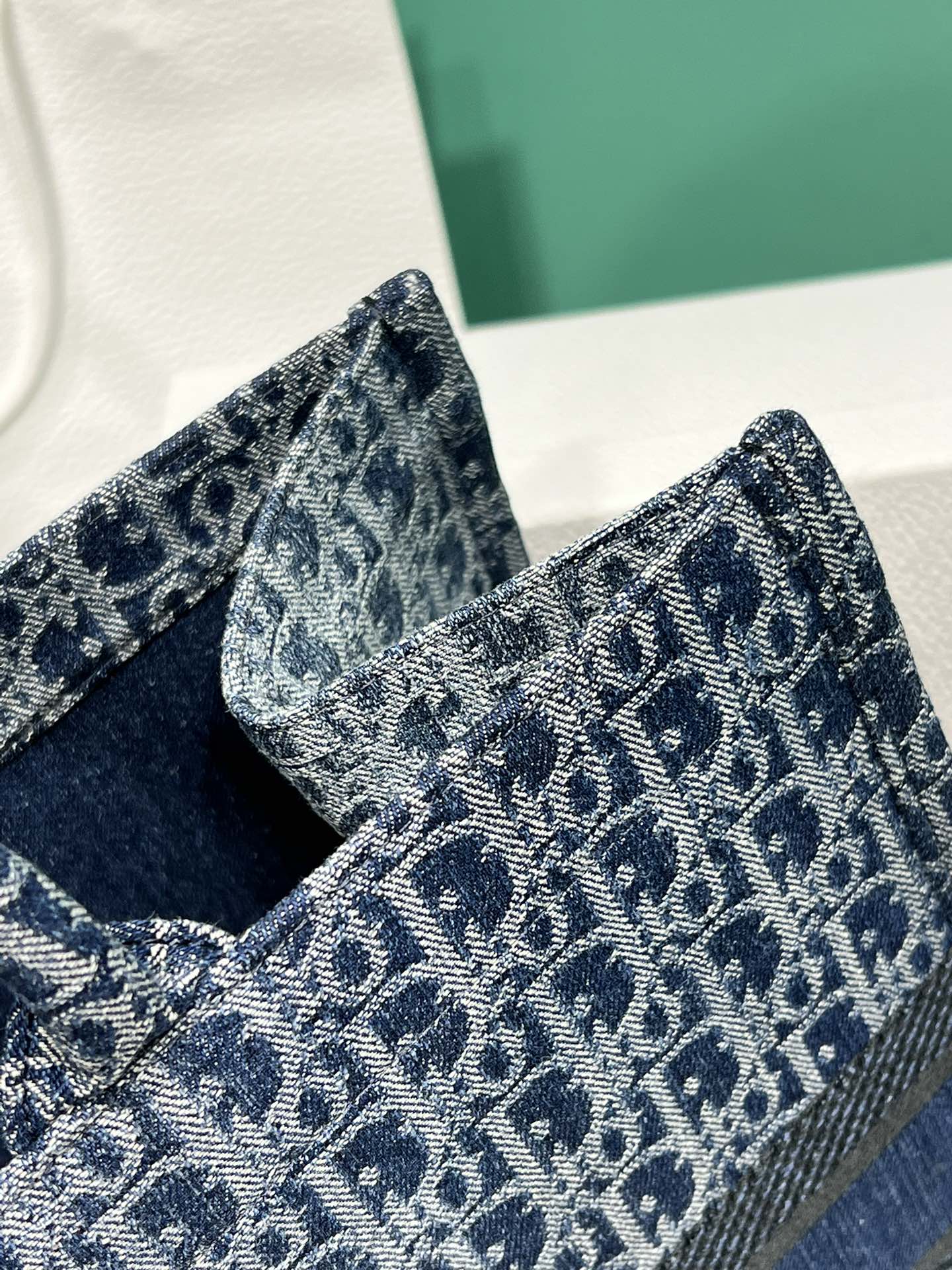 bagsaaa large d10r book tote blue De*1m d10r oblique jacquard - 42 x 35 x 18.5 cm