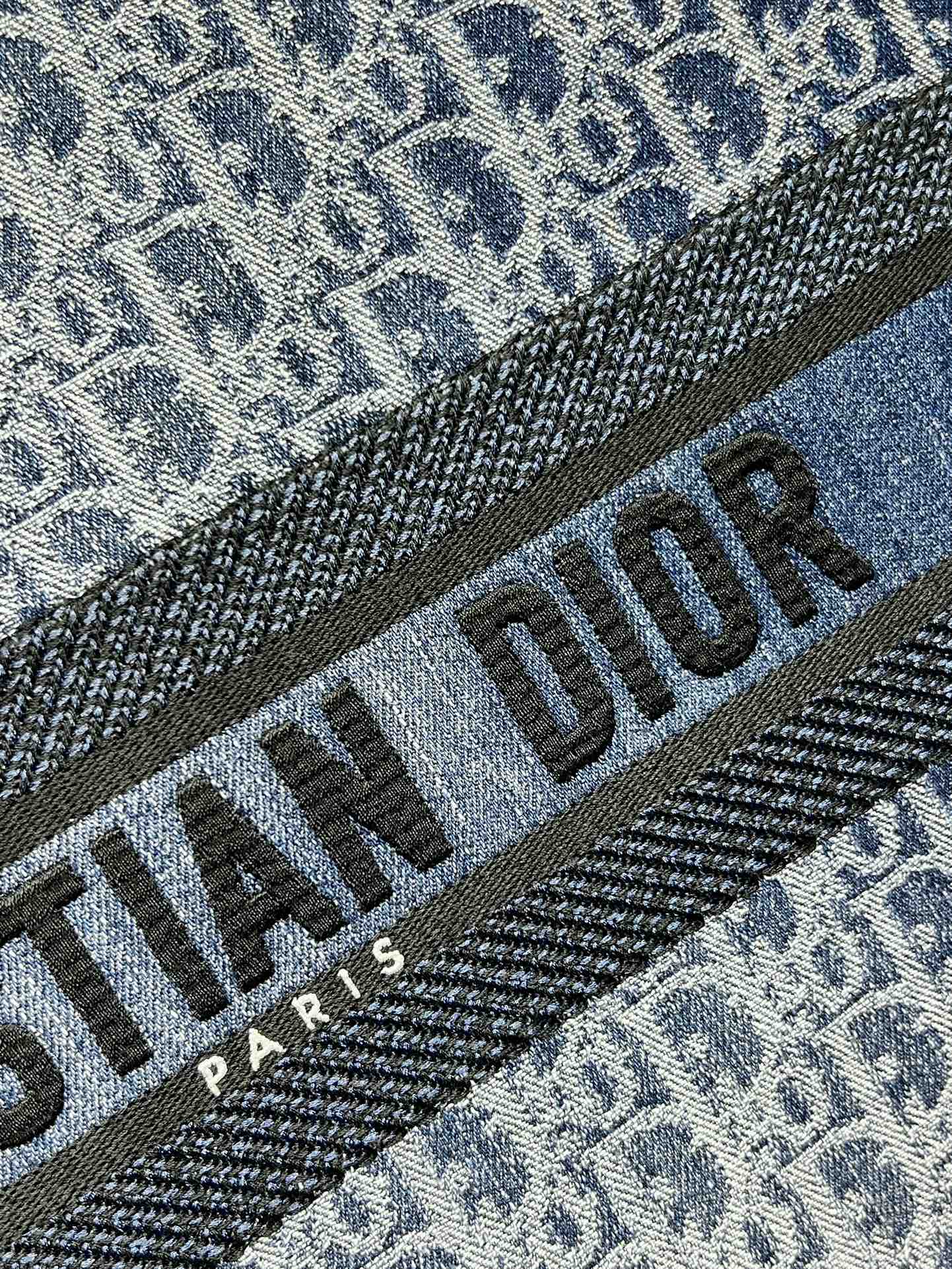 bagsaaa large d10r book tote blue De*1m d10r oblique jacquard - 42 x 35 x 18.5 cm