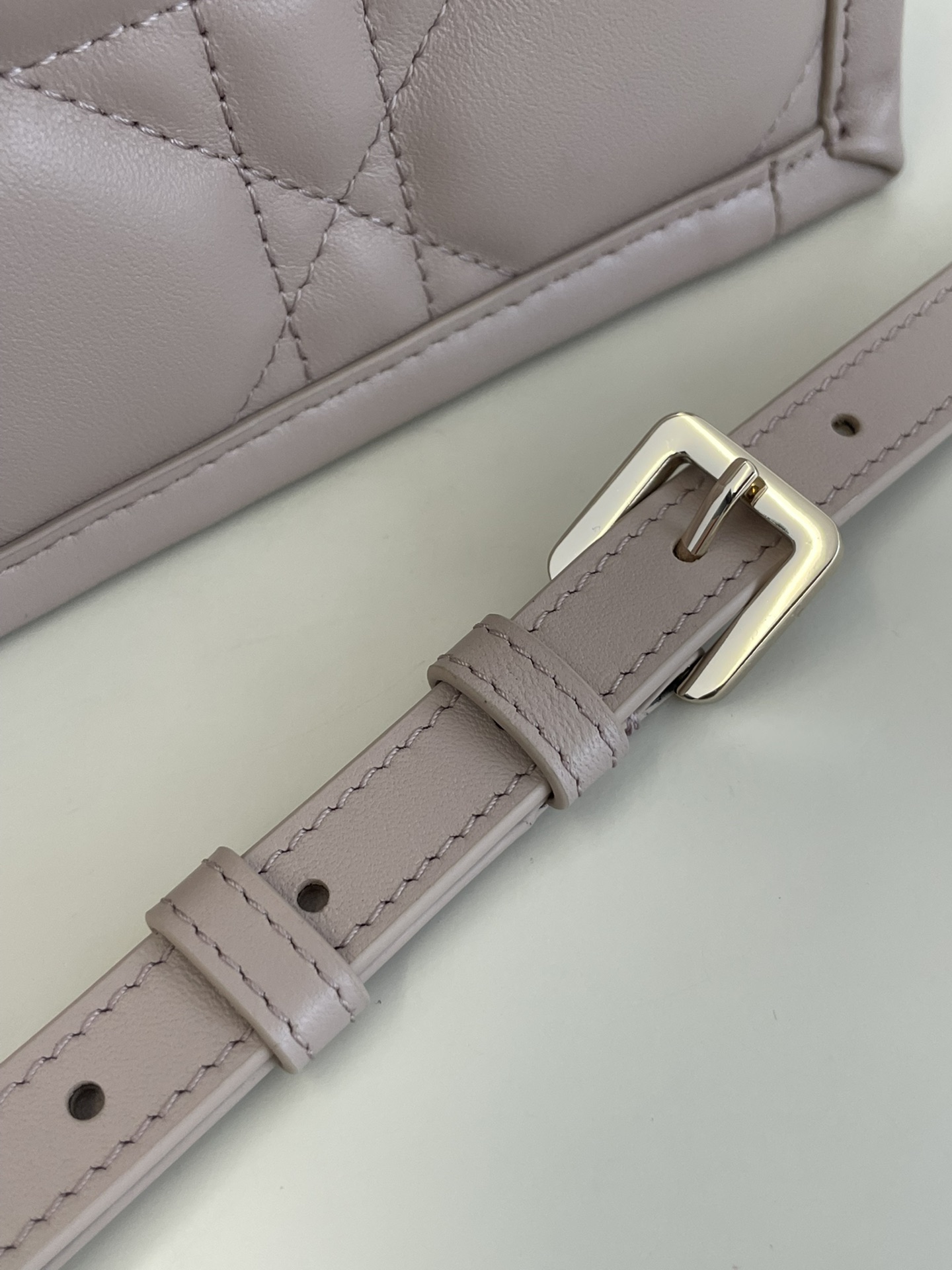 Bagsaaa Mini D10r Book Tote Trench Beige Macrocannage Calfskin- 21.5 x 13 x 7.5 cm